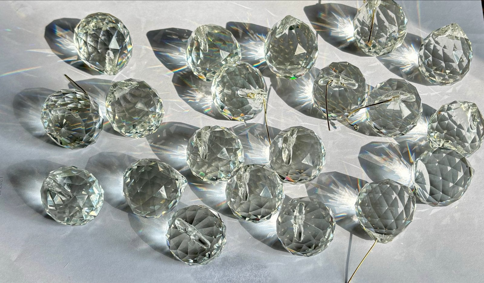 20x 30mm Kristallen Ballen - Prismatische Lichtvangers, Ophalen of Verzenden