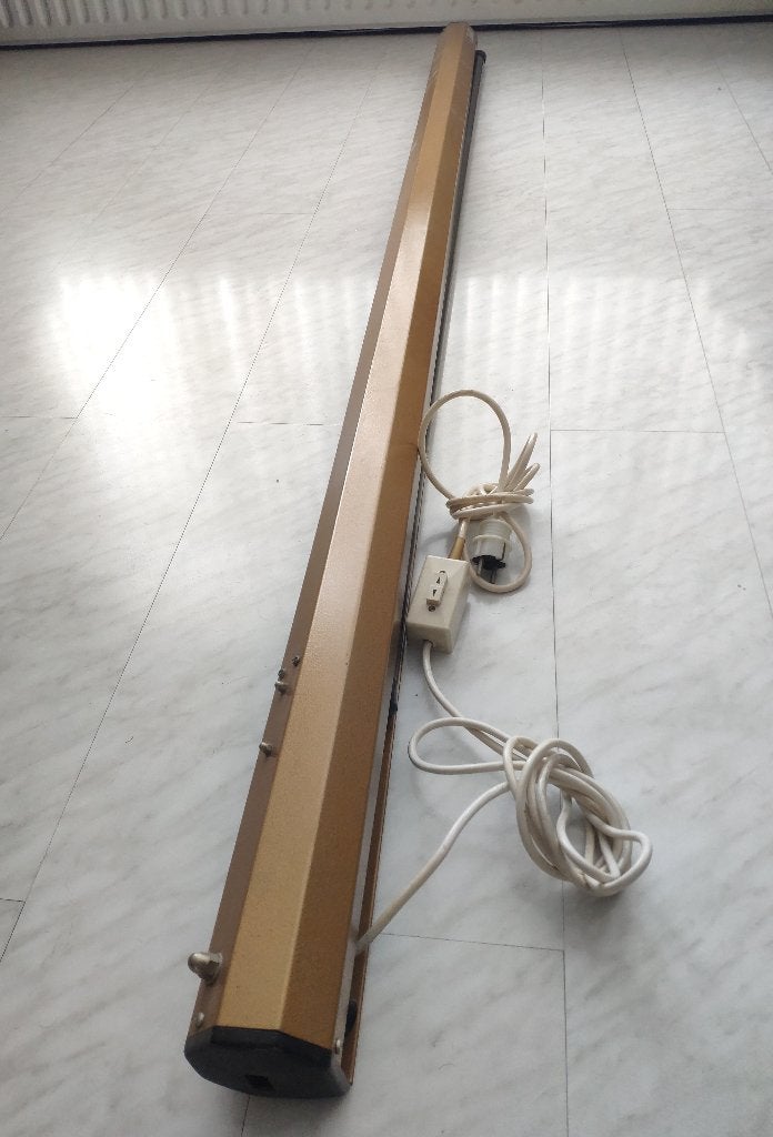 Projecta Holland elektrisch projectiescherm 180 cm vintage, Ophalen, Elektrisch, Niet werkend
