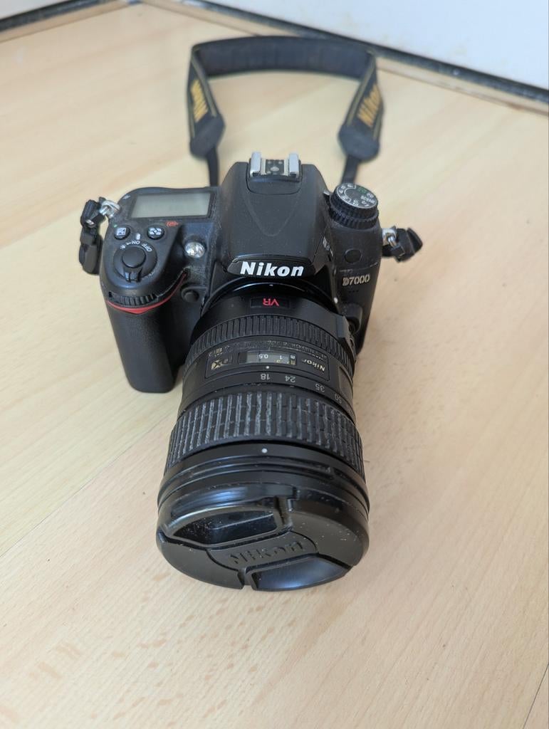 Nikon D7000 met Nikkor 18-70mm lens, compleet, Gebruikt, Spiegelreflex, Ophalen of Verzenden, 4 t/m 7 keer