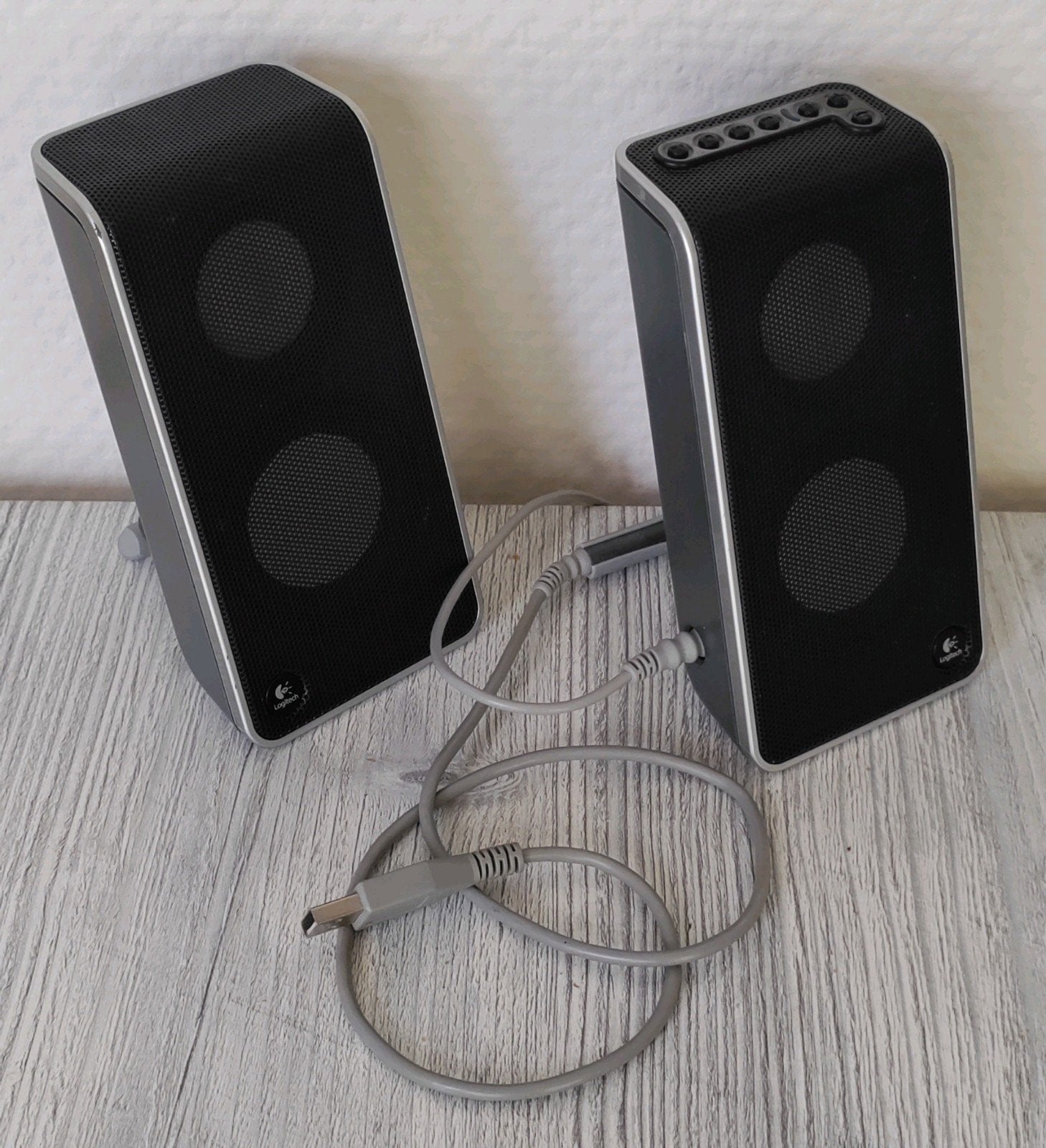 Logitech speakerset - Type A029 - Compact en helder geluid, Ophalen of Verzenden, Gebruikt, Audiokanaal 2, Logitech