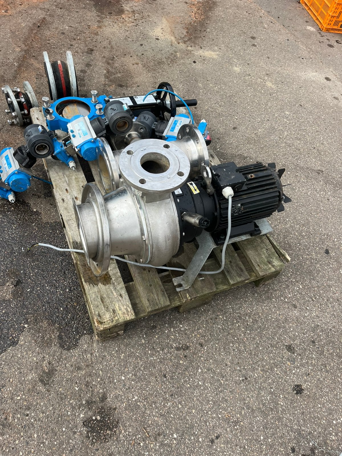 RVS Centrifugaalpomp, Ophalen