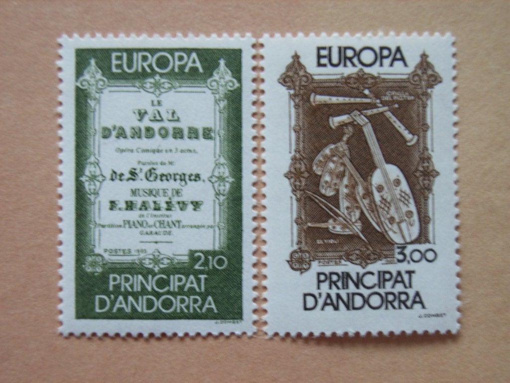 2   Andorra(Fr) 360-361 Pf, Ophalen of Verzenden, Overige landen, Postfris