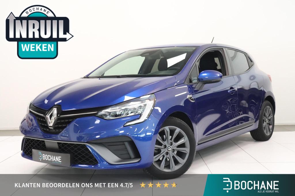 Renault Clio 1.0 TCe Zen | Pack RS-Line | Climate control |, Voorwielaandrijving, Gebruikt, Met garantie (alle), Blauw