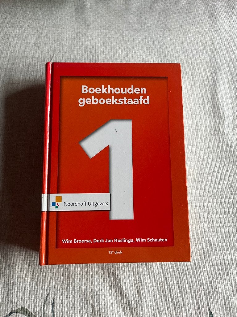 Accountancy studieboeken, Diverse auteurs, Zo goed als nieuw, Beta, HBO