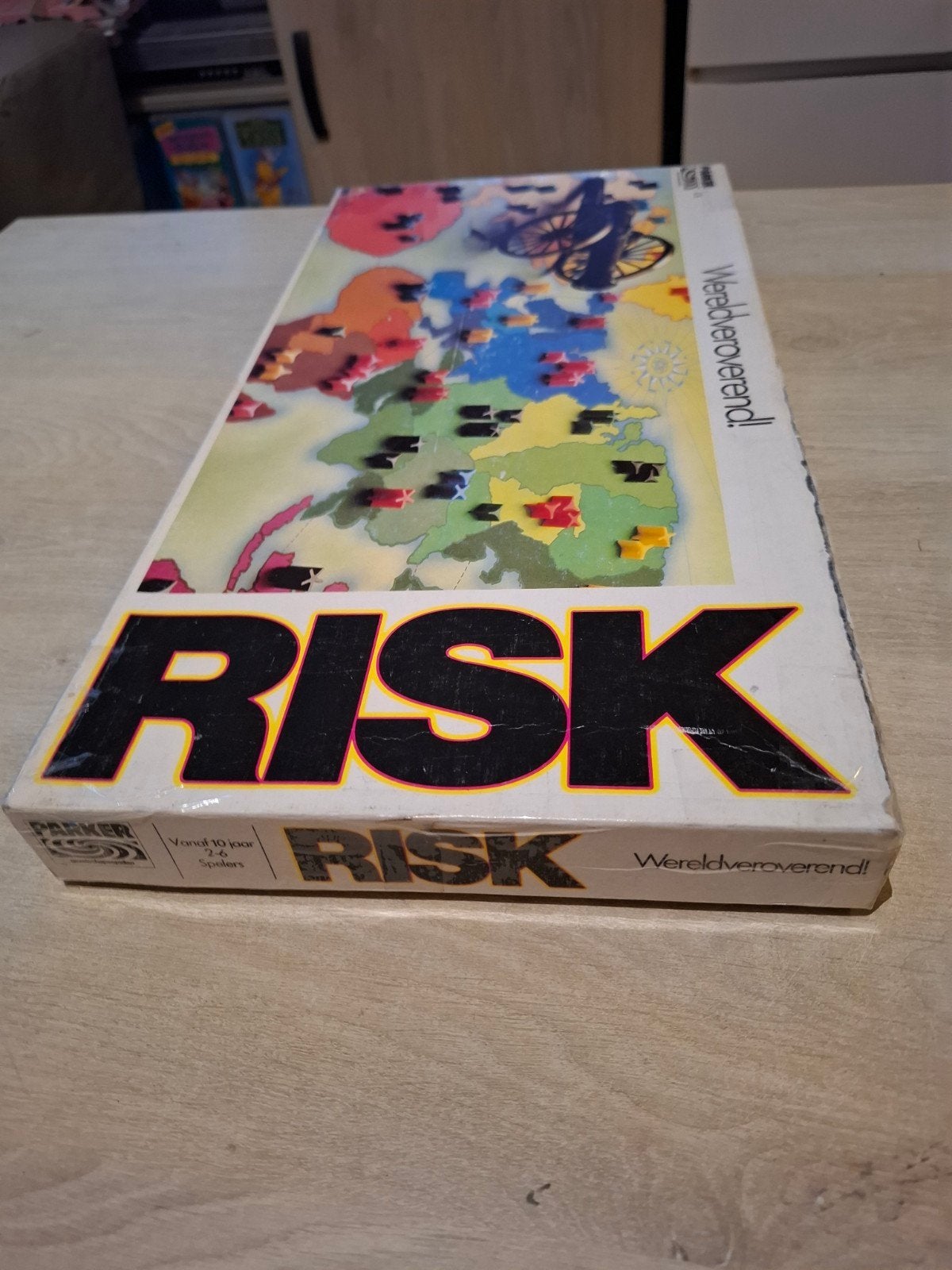 Risk Bordspel - Wereldveroverend Strategisch Spel, Parker, Gebruikt, Vijf spelers of meer, Ophalen of Verzenden