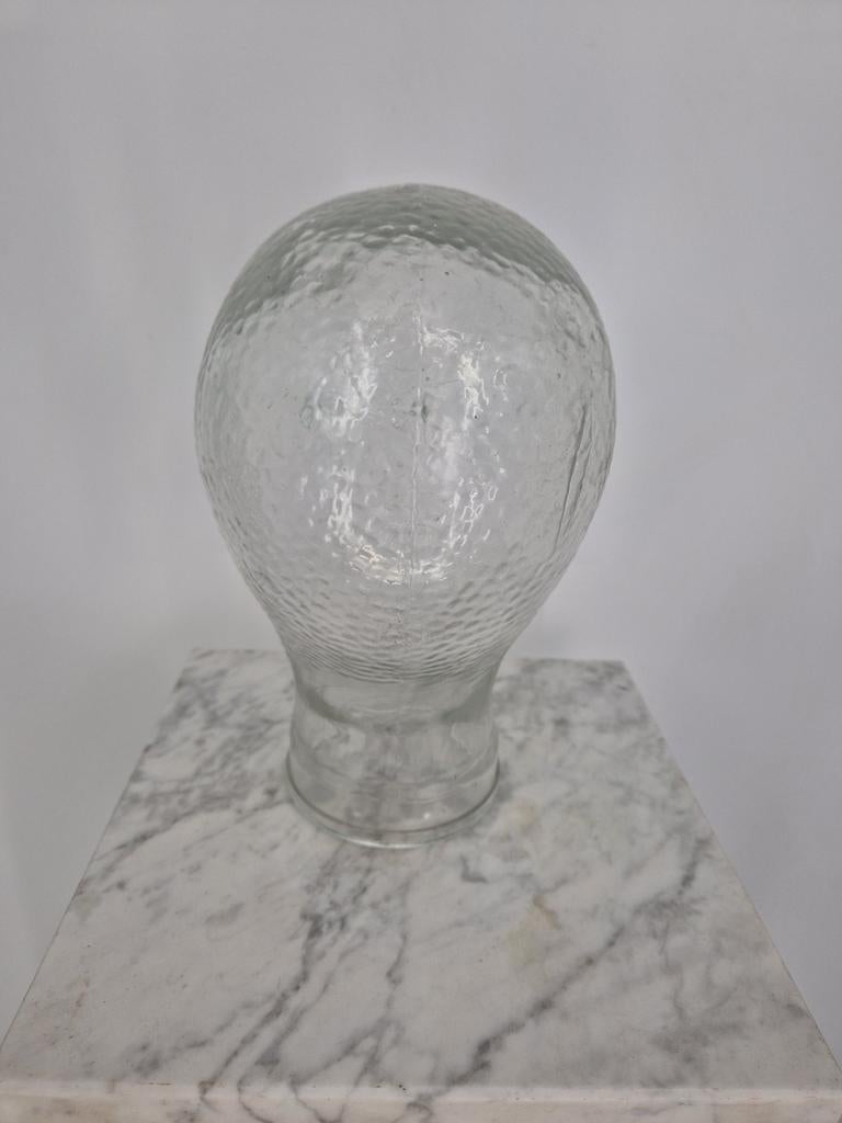 Glazen Etalage Hoofd | Vintage Mannequin Hoofd | 27 cm, Ophalen of Verzenden