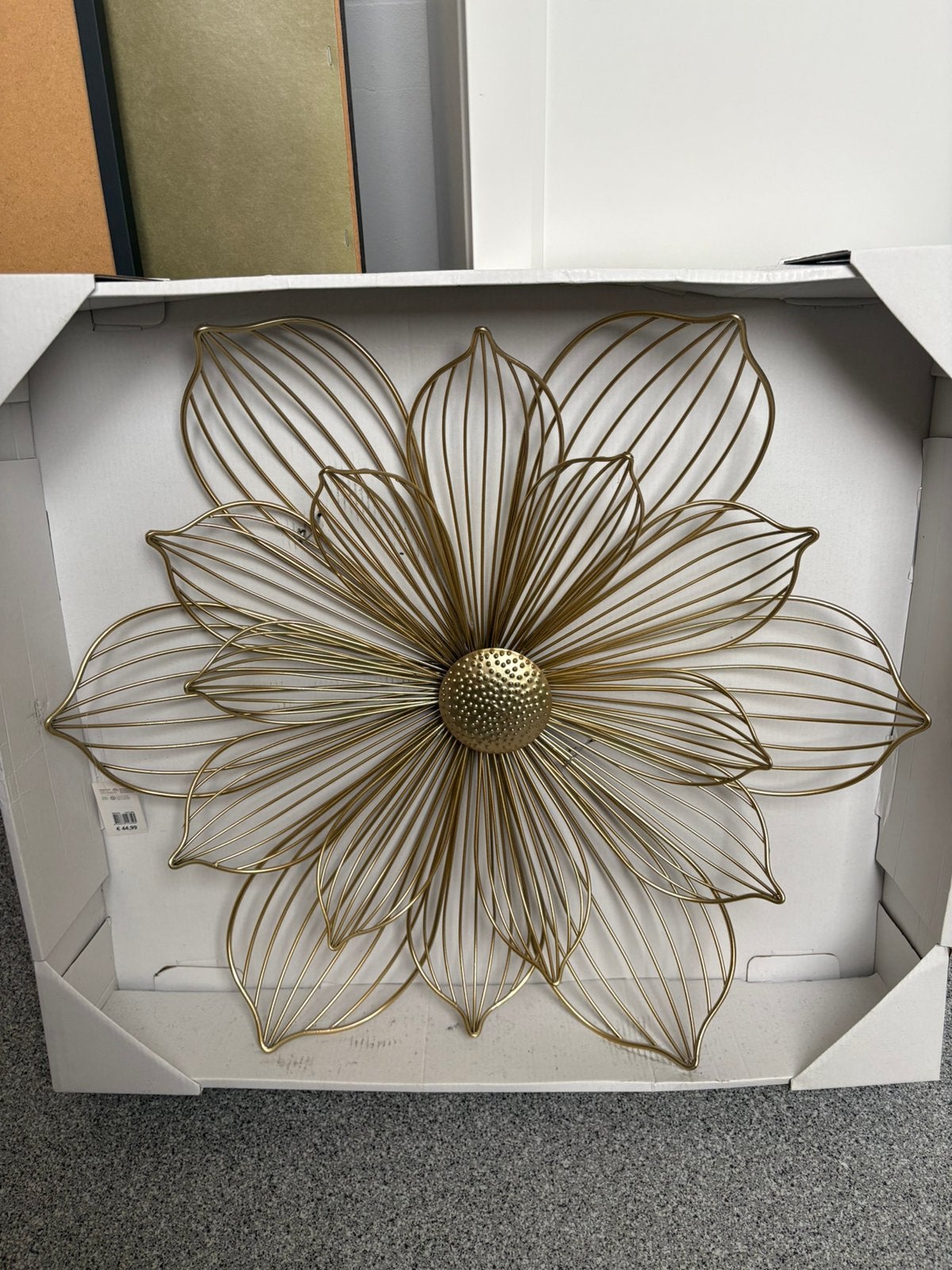 Tuin wanddecoratie Intratuin, bloem goud, Ophalen, Nieuw