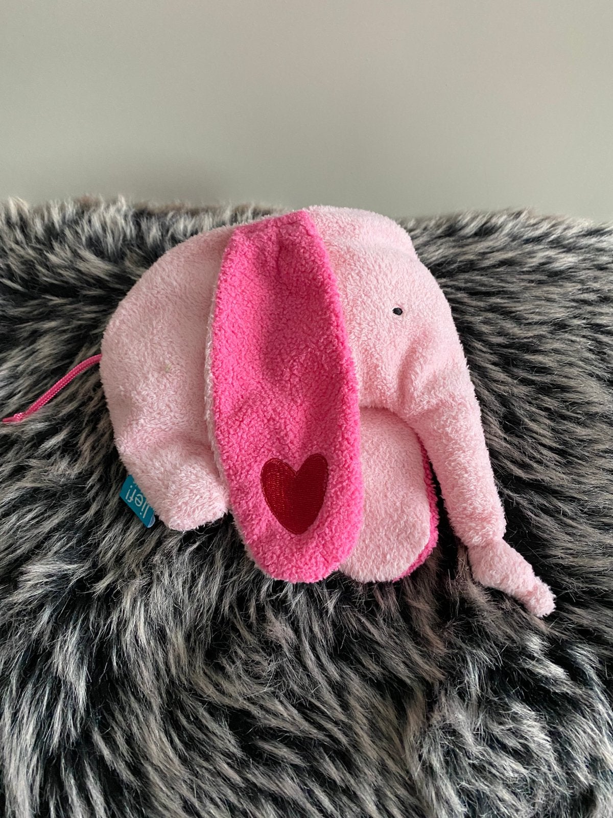 Knisper doekje olifant van lief!, Verzenden, Zo goed als nieuw, Olifant