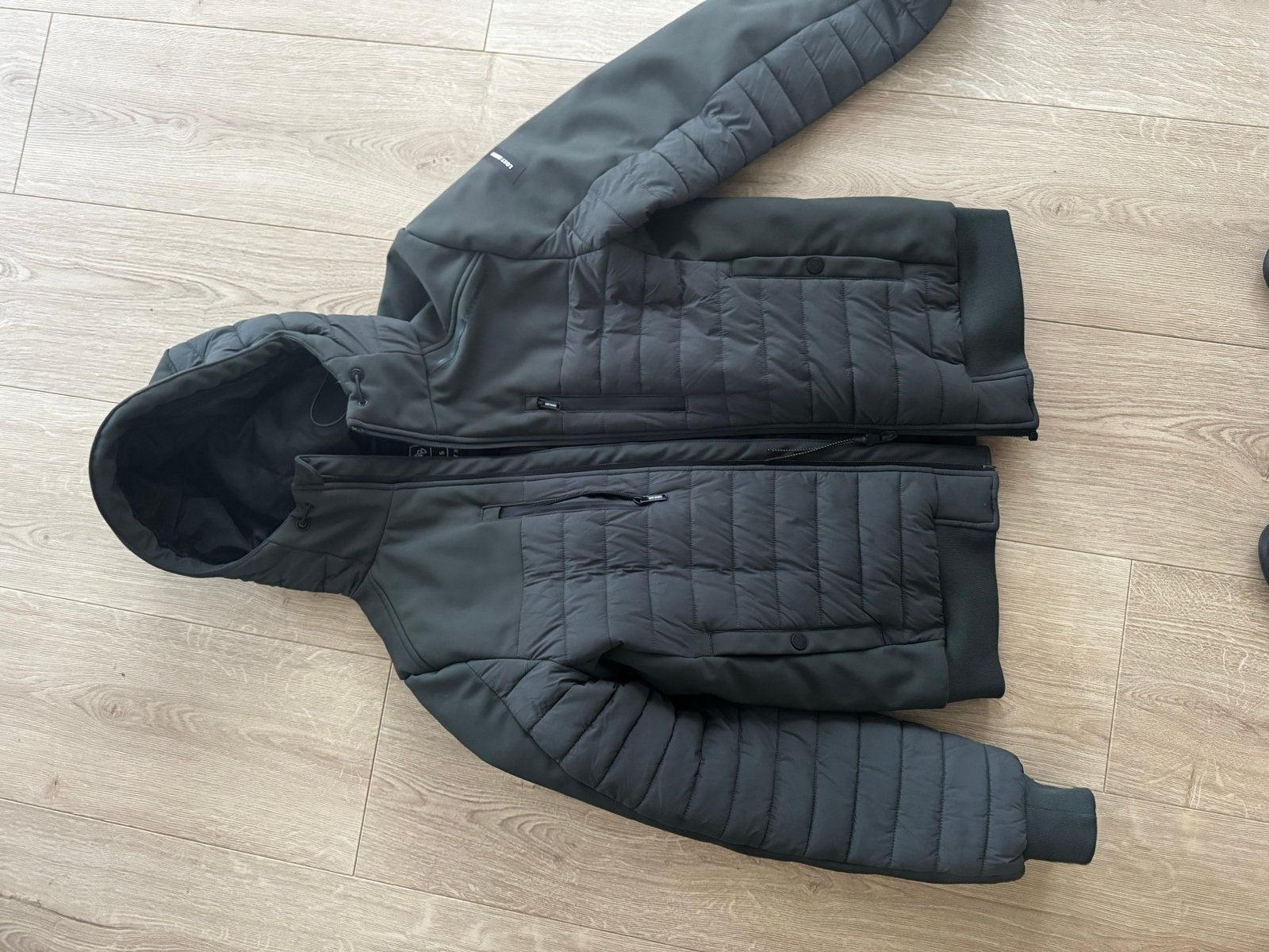 Lost Minds gewatteerde jas - Maat S, Kleding | Heren, Ophalen of Verzenden, Nieuw, Maat 46 (S) of kleiner, Zwart