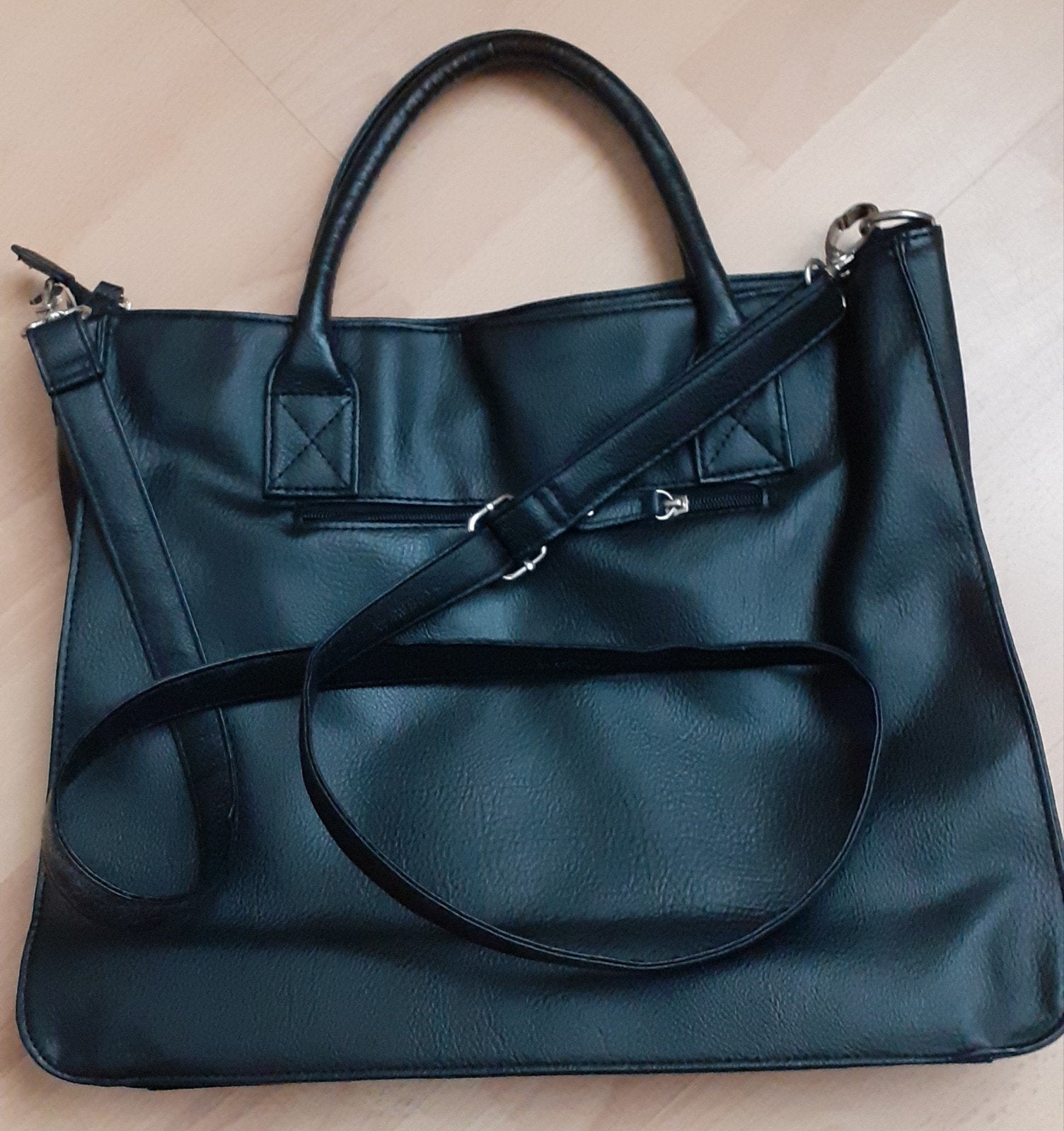 schouder/handtas zwart veel vakken nieuw, Sieraden, Tassen en Uiterlijk, Ophalen of Verzenden, Nieuw, Zwart, Overige typen