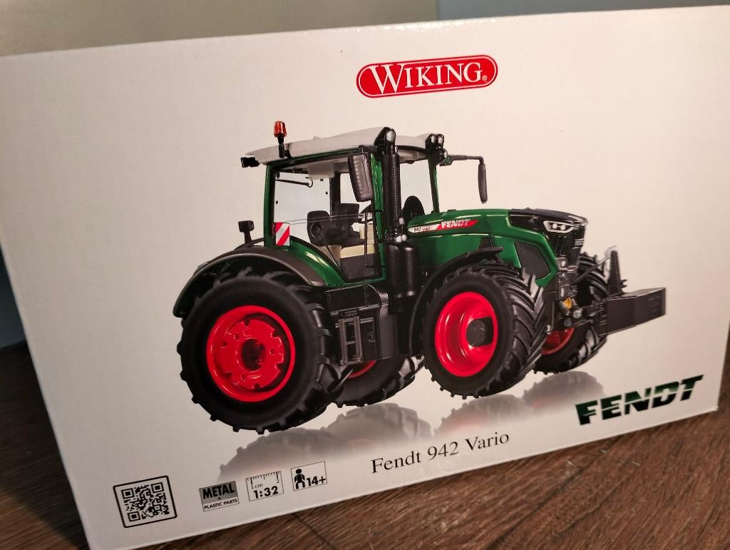 Te koop Wiking Fendt 942 Vario One., Ophalen of Verzenden, Nieuw, Tractor of Landbouw, Overige merken