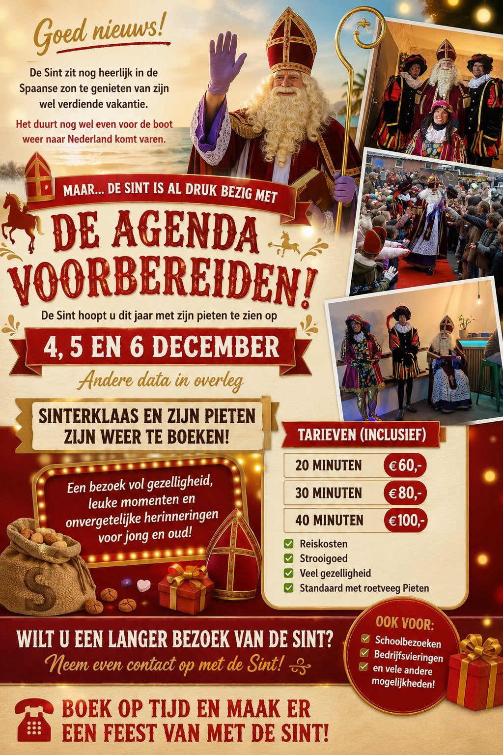 Sinterklaas en pieten, Diversen, Ophalen