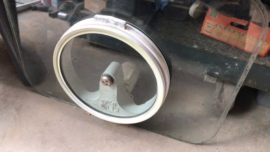 Slingerruit met glas, Watersport en Boten, Ophalen, Gebruikt, Interieur en Kussens