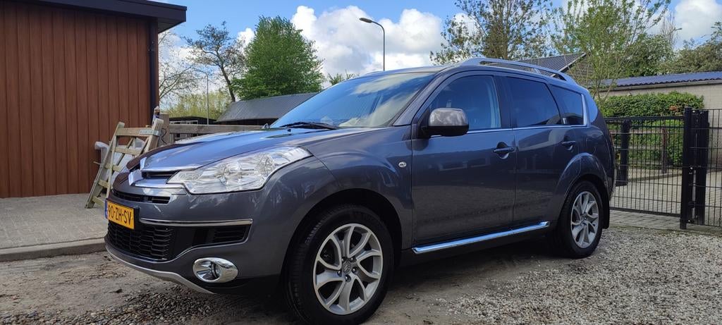 Citroën C-Crosser 2.4 16V 4WD CVT automaat 7P 2008 Grijs, Auto's, Citroën, Automaat, C-Crosser, Zwart, 4 cilinders