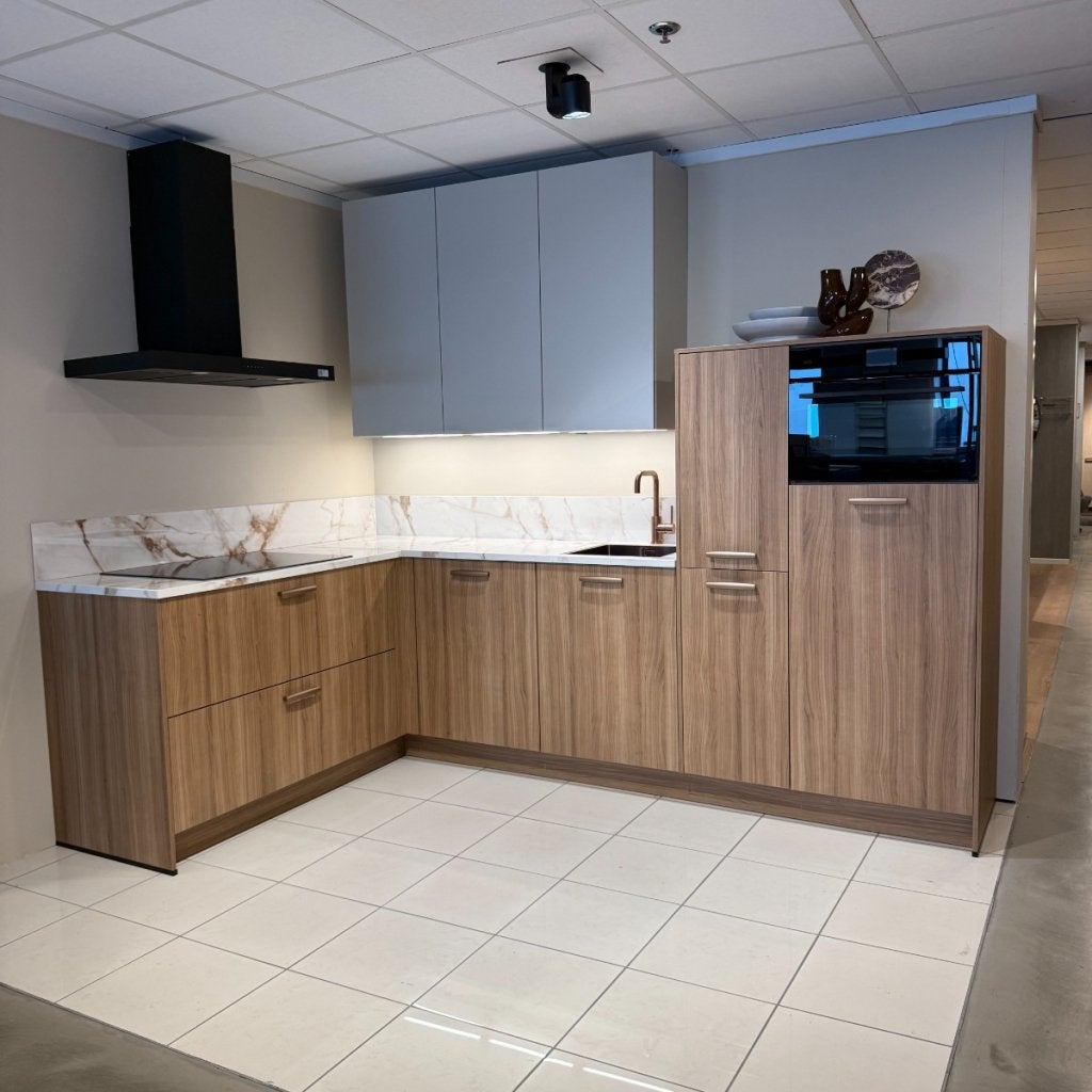 Keuken Ensor Karamel Walnoot - Superkeukens, Huis en Inrichting, Niet ingevuld, Niet ingevuld, Niet ingevuld