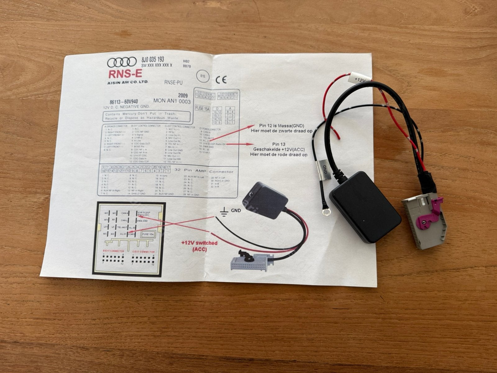 Audi RNS bluetooth module., Ophalen of Verzenden, Zo goed als nieuw