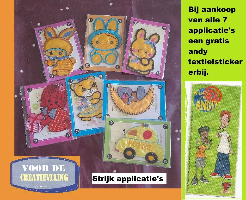 Opstrijk applicaties Strijk Patch, Ophalen of Verzenden, Nieuw, Overige applicaties