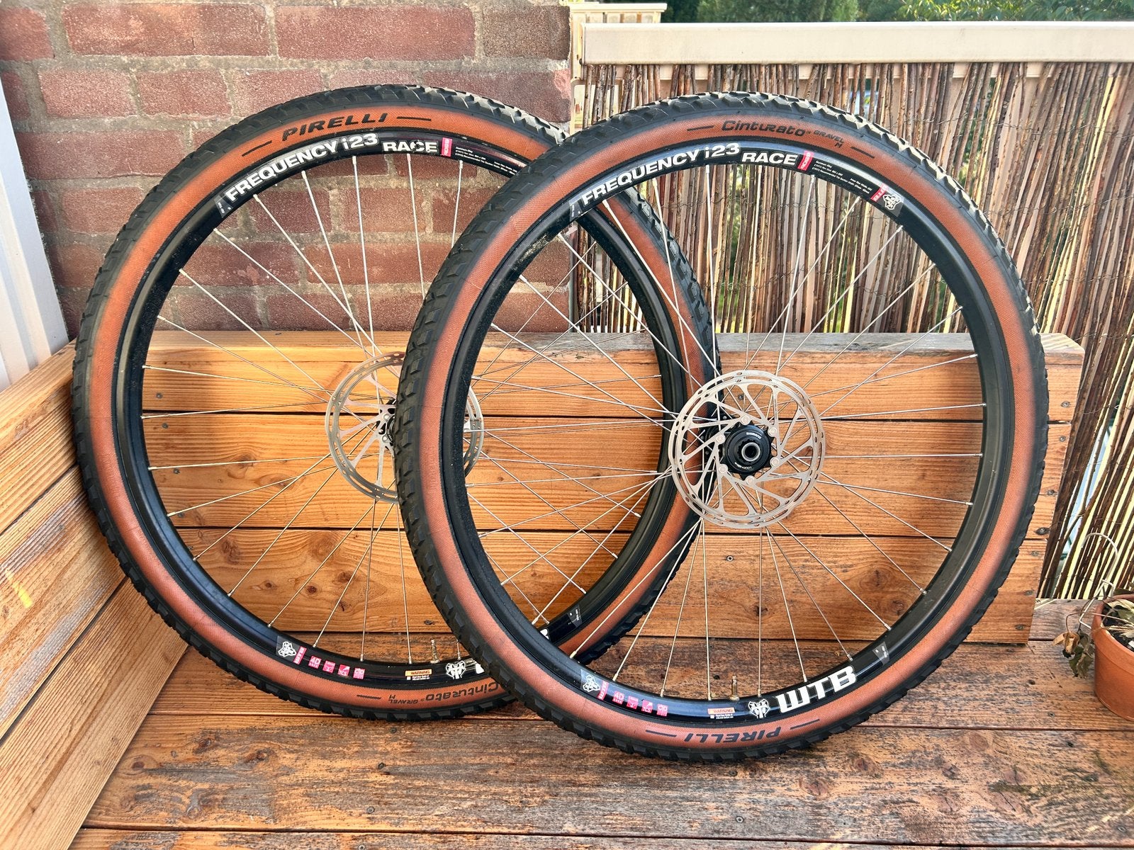 Gravel Wielset 27.5”, WTB Frequency i23, Gebruikt, Gravelbike, Aluminium, Ophalen