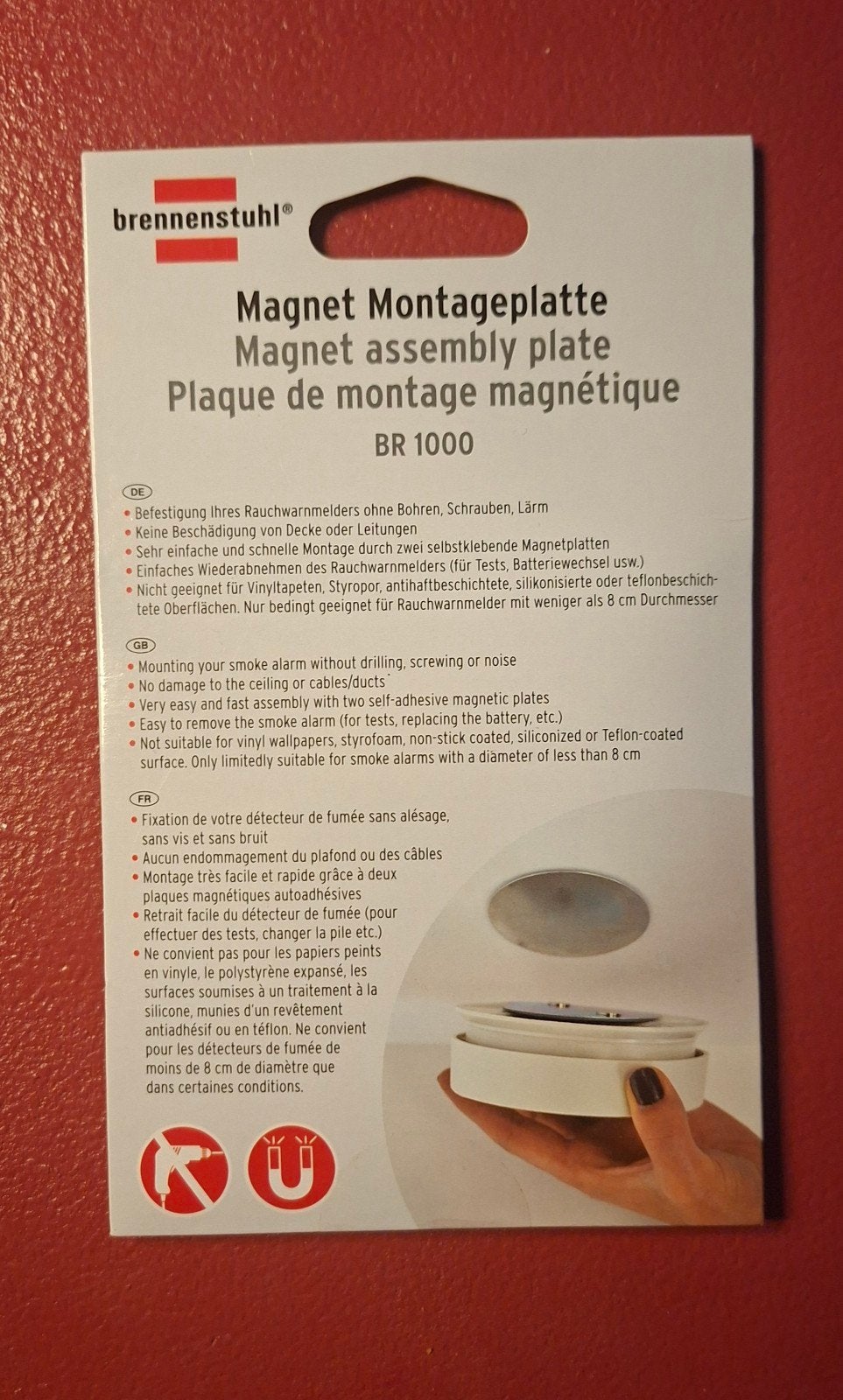 Magnetische Montageplaat BR 1000, Doe-het-zelf en Verbouw, Ophalen of Verzenden, Nieuw, Overige typen