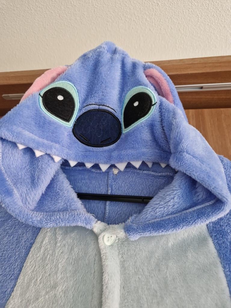 Stitch Onesie XL - Comfortabel en Leuk!, Ophalen of Verzenden, Zo goed als nieuw, Maat 46/48 (XL) of groter, Blauw