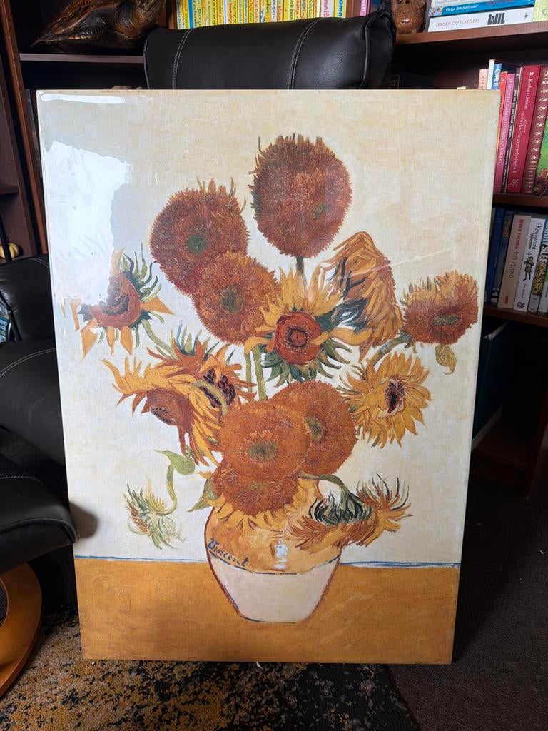 Van Gogh Zonnebloemen Print - Groot Formaat, Ophalen