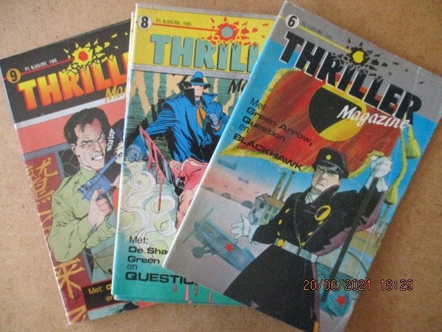 adv4492 thriller magazine, Eén comic, Ophalen, Gelezen, Overige gebieden