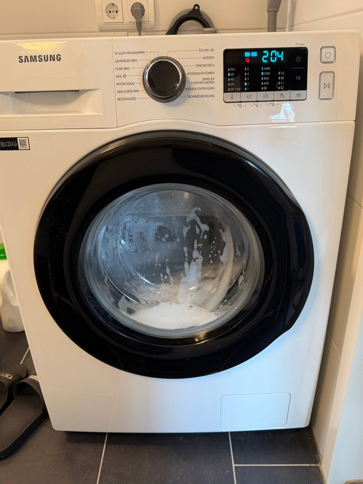 Samsung WW90TA049AE/EN Wasmachine, Ophalen, 8 tot 10 kg, 85 tot 90 cm, 1600 toeren of meer