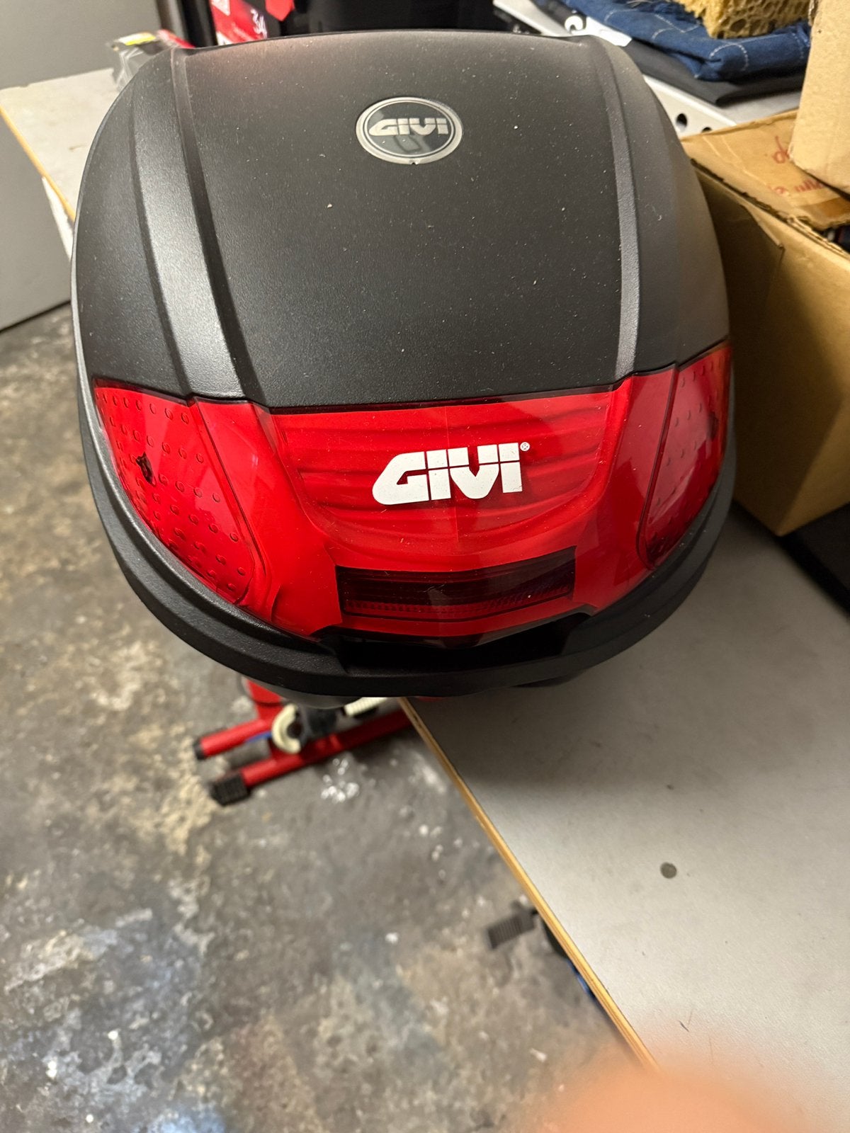 Givi monlock, Ophalen, Gebruikt
