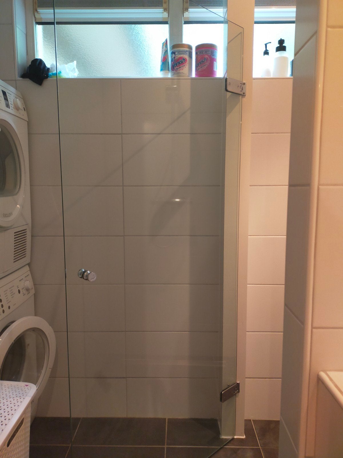 Douchescherm glas 85x190 cm, Ophalen, Gebruikt, Glas, Douche