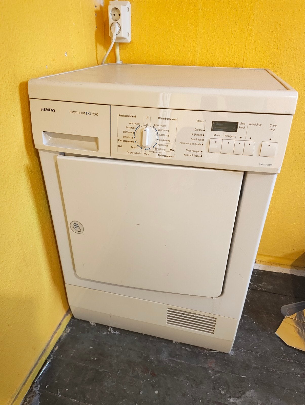 Siemens Siwatherm TXL 2500 Wasdroger, Ophalen of Verzenden, Gebruikt, Luchtafvoer, 85 tot 90 cm