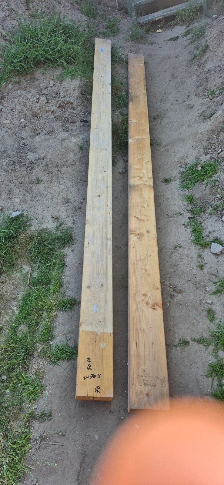 Vuren Balken 70x170mm, 360cm lang, Ophalen, Nieuw, Balk, Vuren