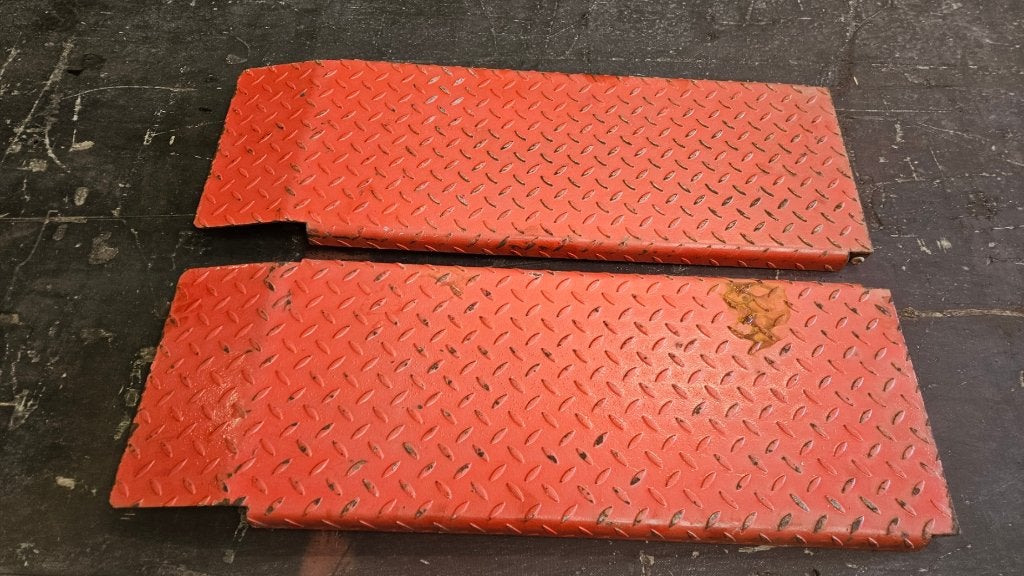Set oprijplaten Koni 4 koloms hefbrug, Ophalen