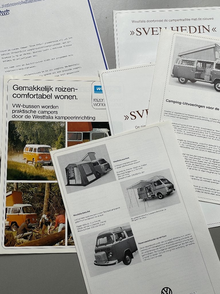 Persmap VW T2 Combi  en Volkswagen LT 28  camper / 1977, Ophalen of Verzenden, Zo goed als nieuw, Volkswagen