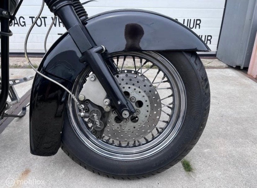 Stalen voorspatbord Harley Davidson, Ophalen, Gebruikt