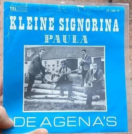 Agena's kleine signorina / paula telstar 1540, Ophalen of Verzenden, Gebruikt, Overige formaten, Levenslied of Smartlap