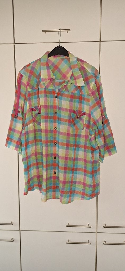 KJ Brand Blouse, Meerkleurig, Blouse of Tuniek, Ophalen of Verzenden, Zo goed als nieuw