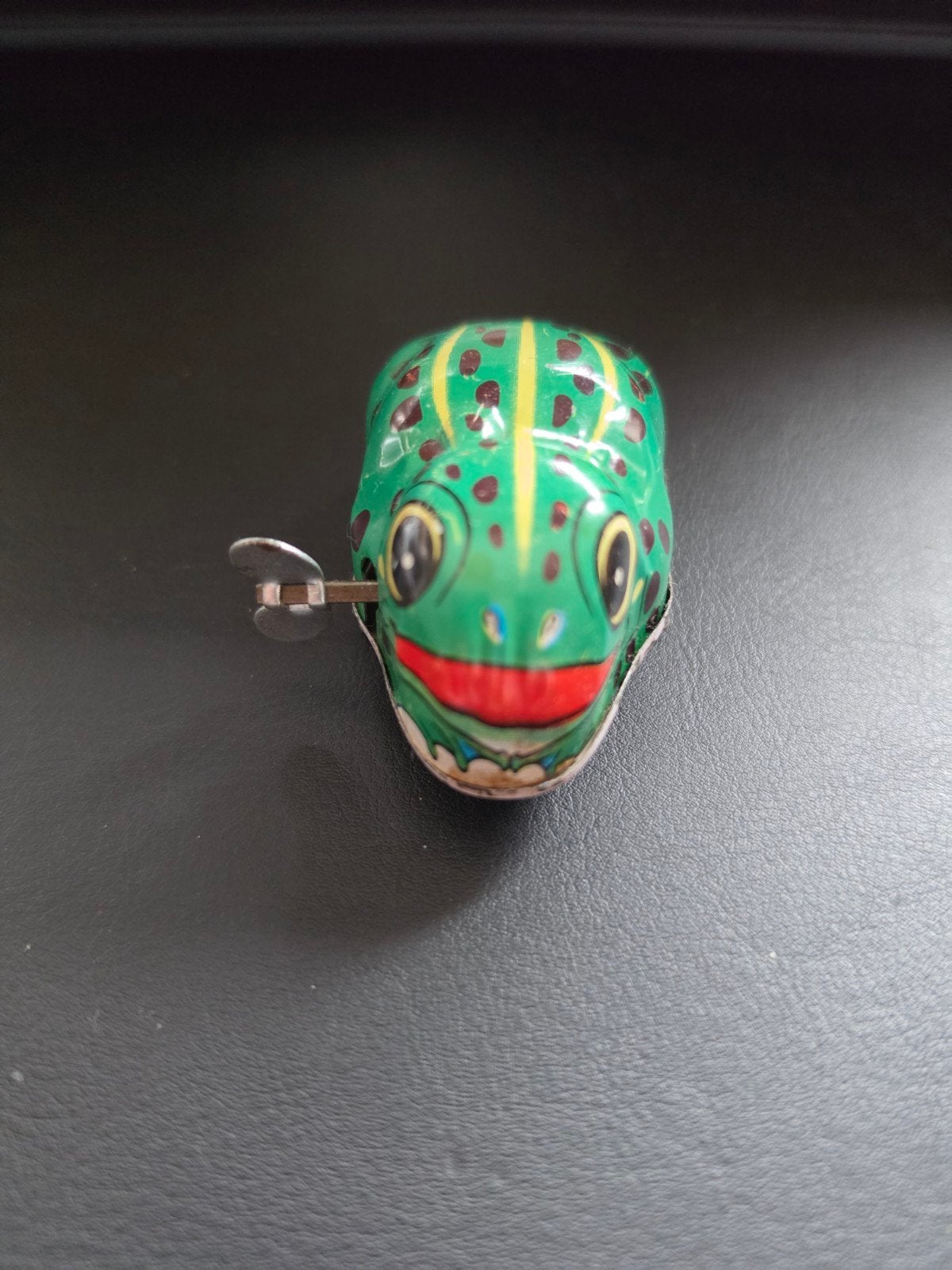 Vintage Blikken Kikker Speelgoed - Made in Japan met Sleutel, Ophalen of Verzenden, Gebruikt