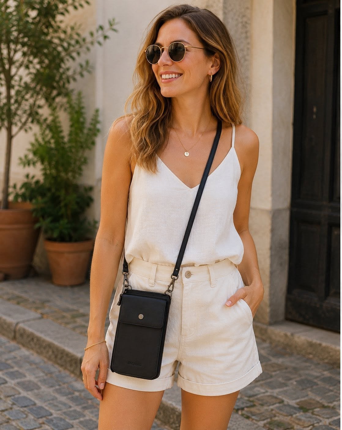 Sale bag2bag Sorso, Sieraden, Tassen en Uiterlijk, Tassen | Schoudertassen, Ophalen of Verzenden, Nieuw, Zwart