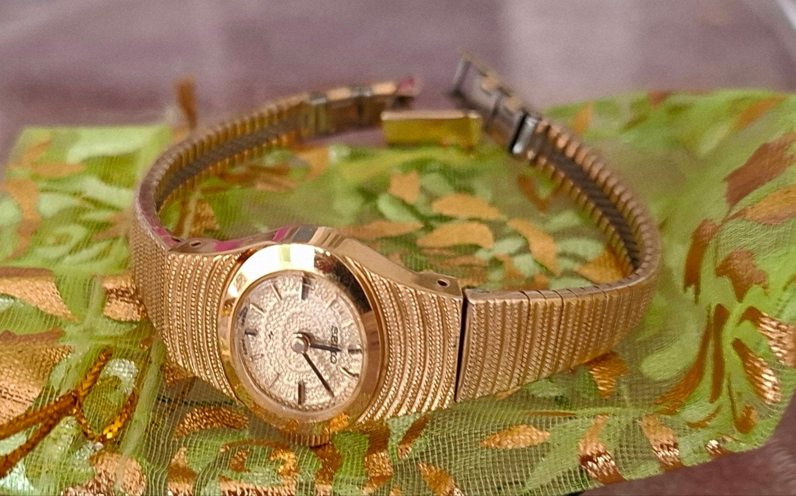 Vintage Seiko dameshorloge uit 1970, Sieraden, Tassen en Uiterlijk, Horloges | Dames, Gebruikt, Polshorloge, Overige materialen