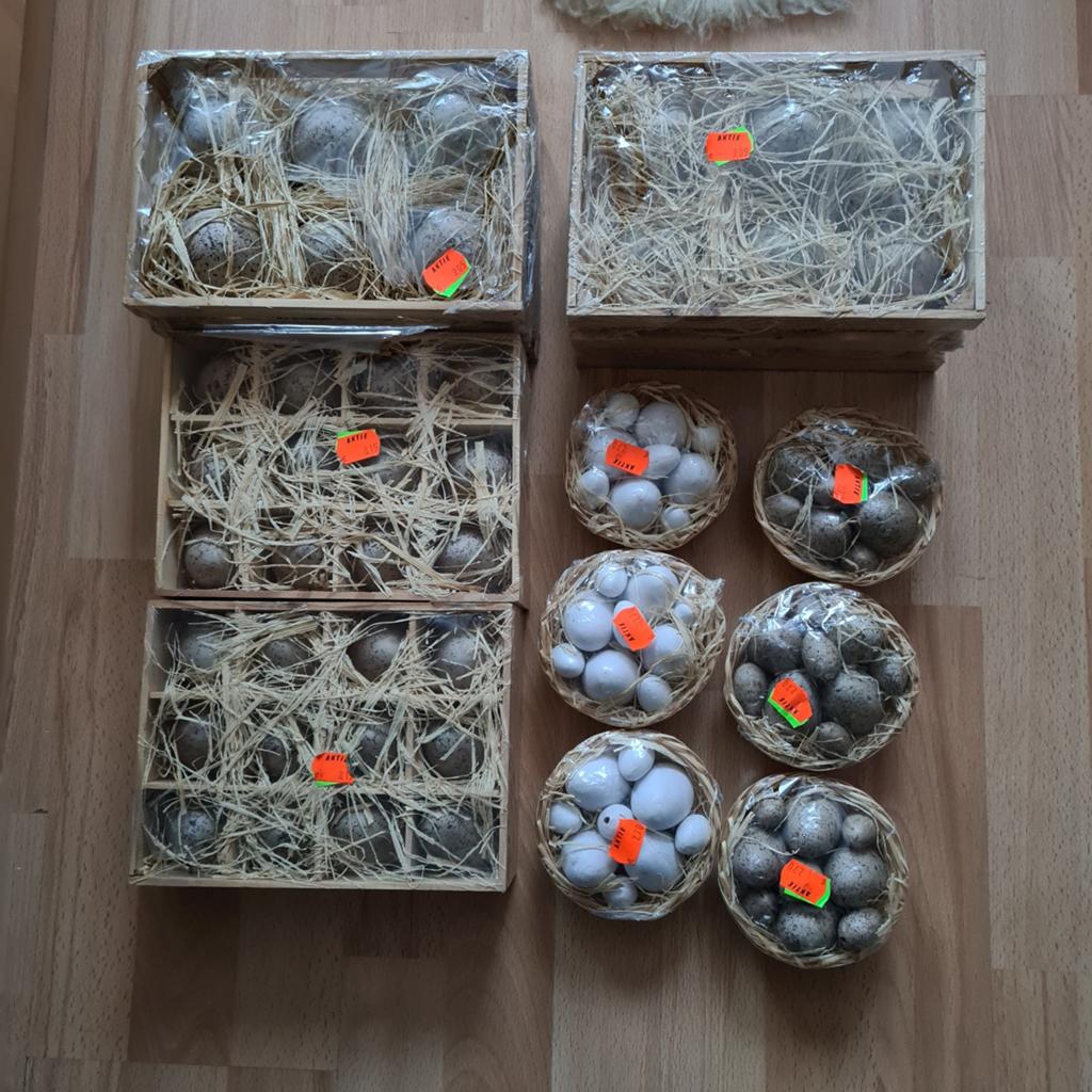 Nieuwe stenen decoratie eieren., Ophalen of Verzenden, Nieuw