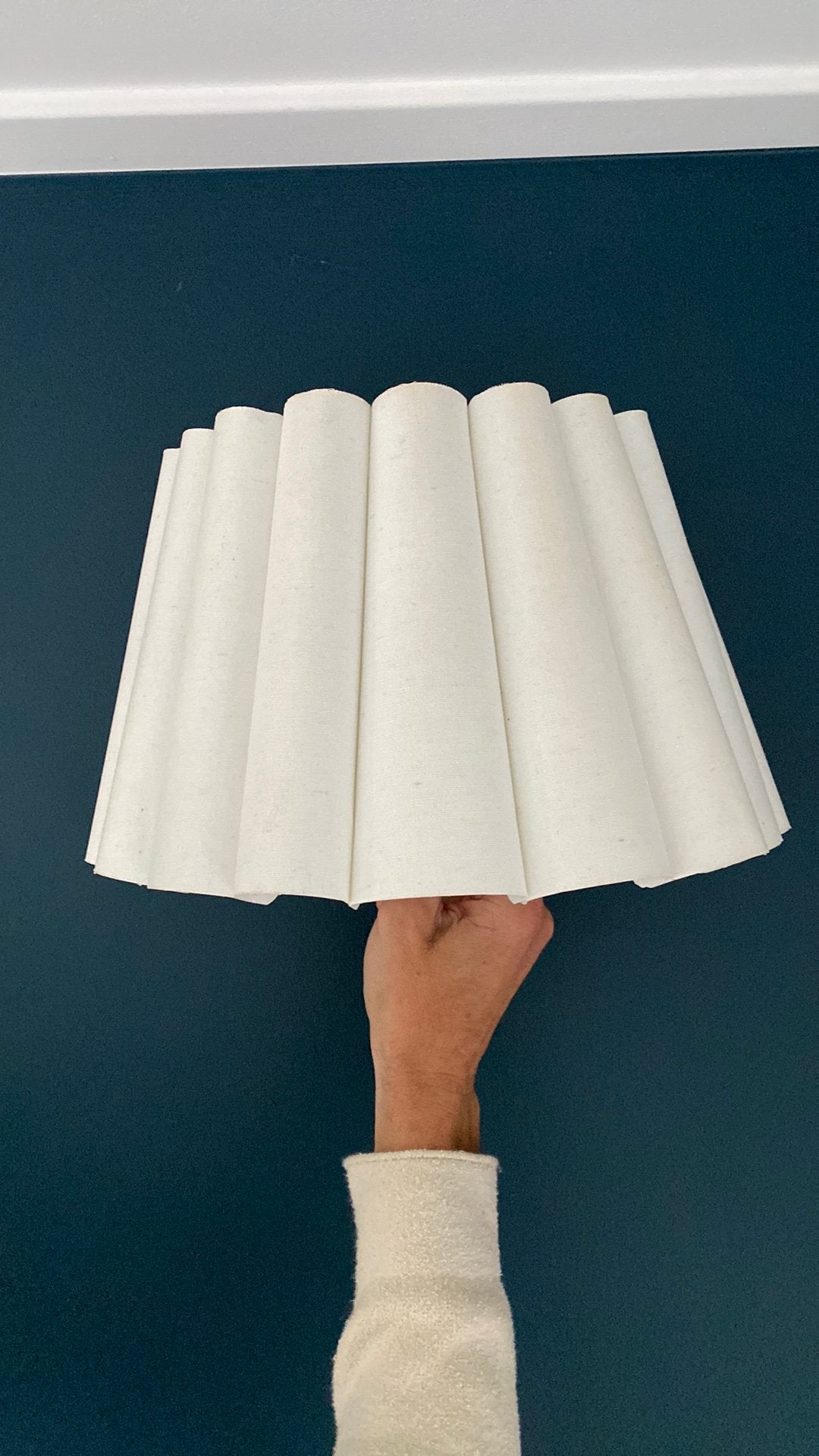 Wandlamp, Gebruikt, Wit, Ophalen of Verzenden, 21 cm