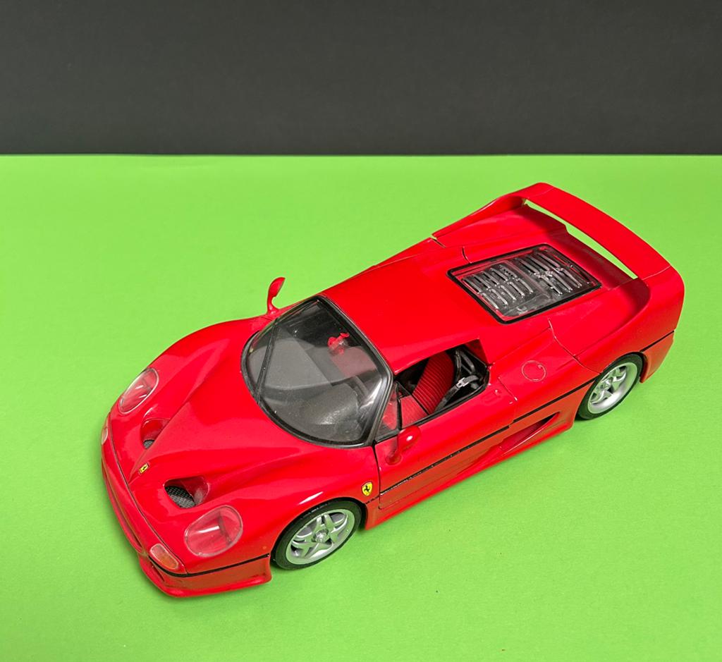 (#1). Modelauto 1:18 Rode Ferrari F50 van Maisto, Hobby en Vrije tijd, Modelauto's | 1:18, Ophalen of Verzenden, Gebruikt, Auto