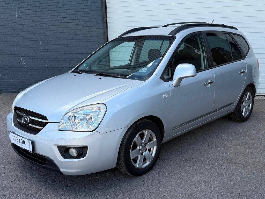 Kia Carens 2.0 CVVT X-ecutive AUTOMAAT/CRUISE/BLUETOOTH, Auto's, Kia, 1998 cc, Stof, Gebruikt, Zwart