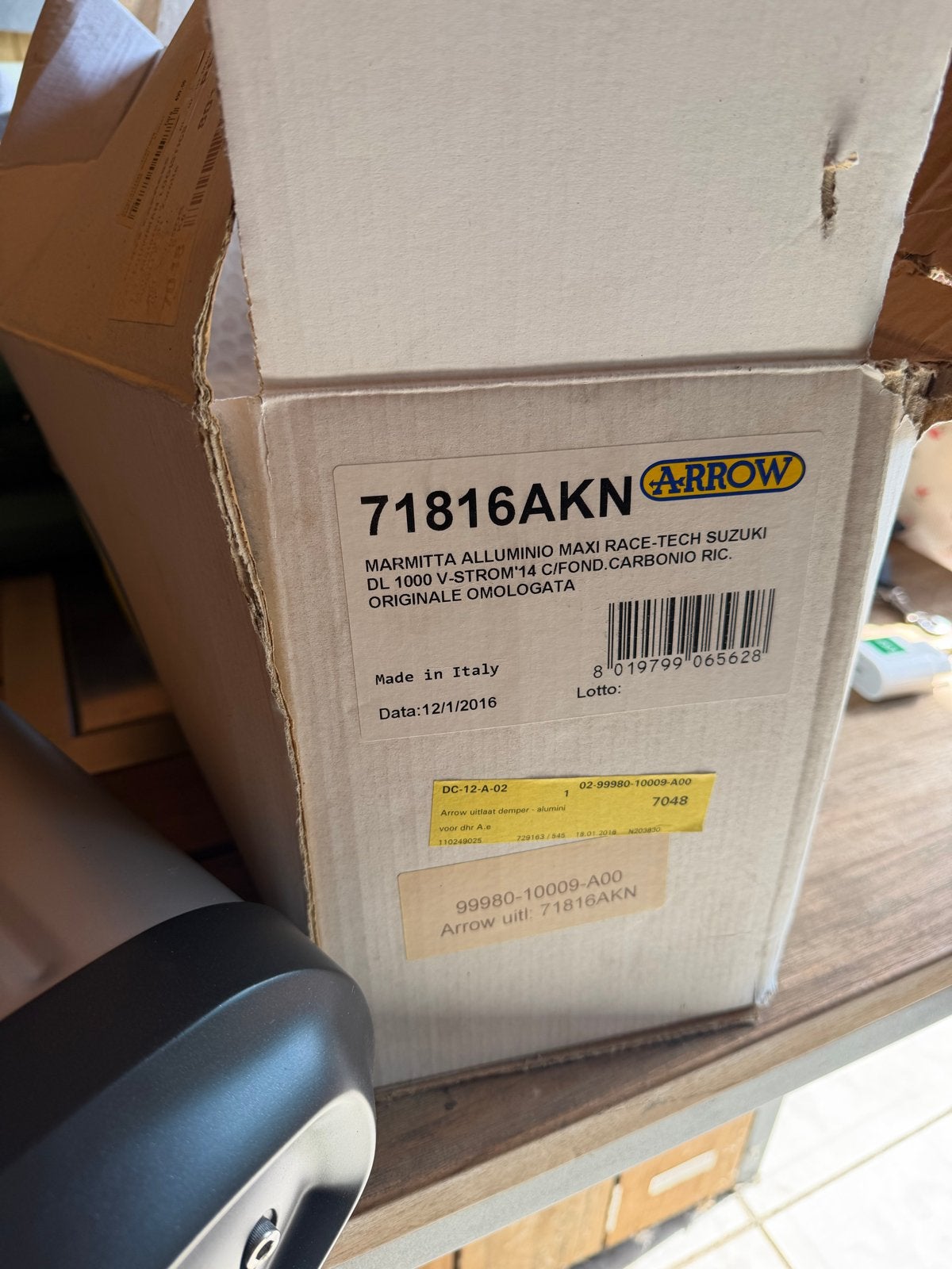 Originele uitlaat Suzuki DL1000 V-Strom 2016 - Nieuw, Ophalen, Nieuw