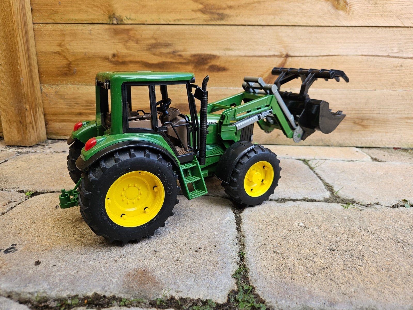 Speelgoedtractor met voorlader - John Deere, Ophalen of Verzenden, Zo goed als nieuw