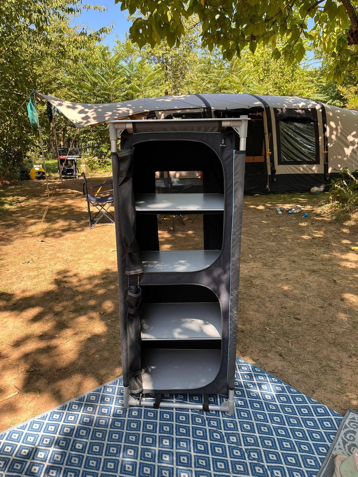Campingkast 4 planken van Bo-camp, Caravans en Kamperen, Ophalen of Verzenden, Zo goed als nieuw, Campingkast