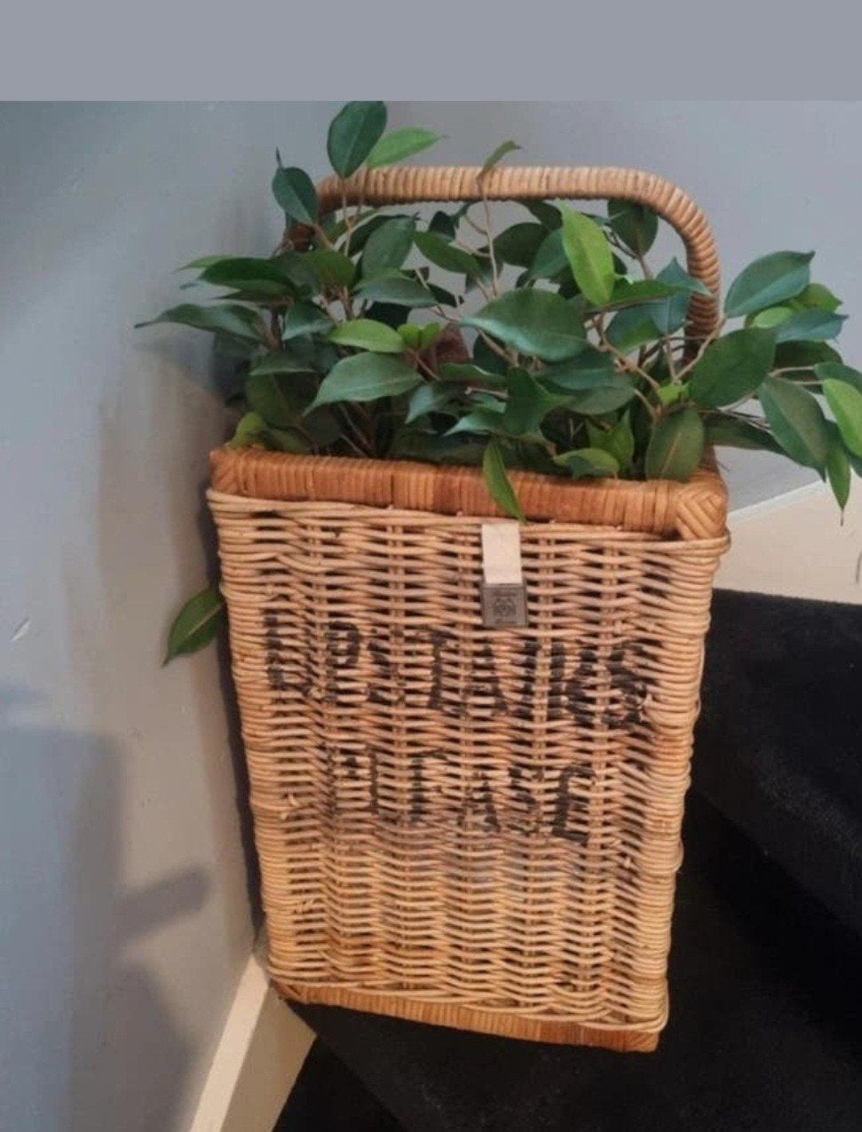Riviera Maison trapmand rustic rattan, Ophalen of Verzenden, Zo goed als nieuw