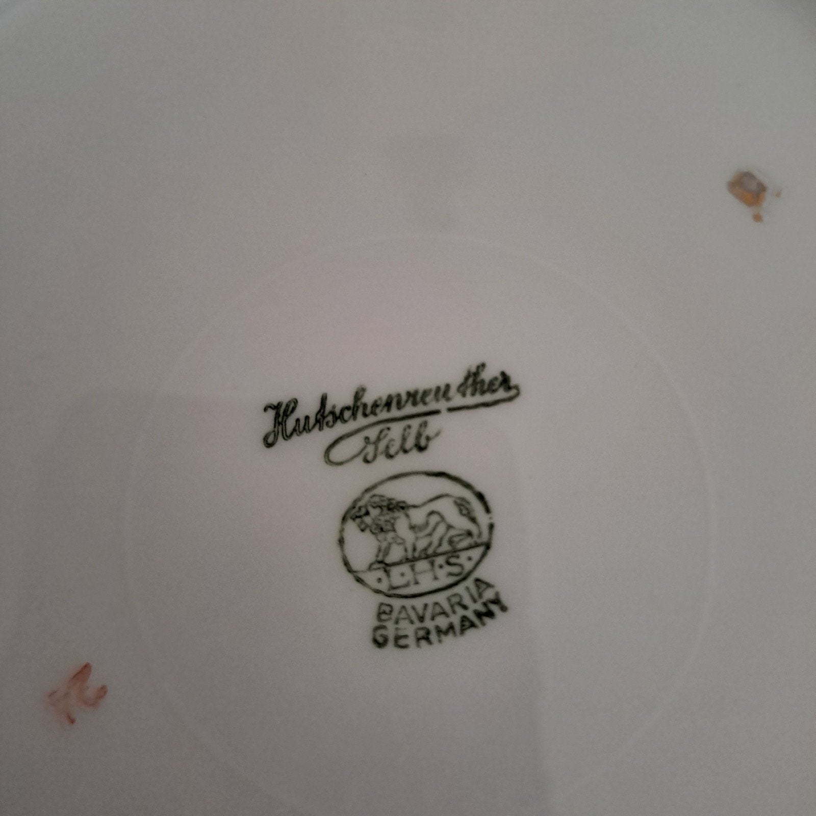 3 Hutschenreuther Selb Bavaria bordjes met fruitdecor, Ophalen