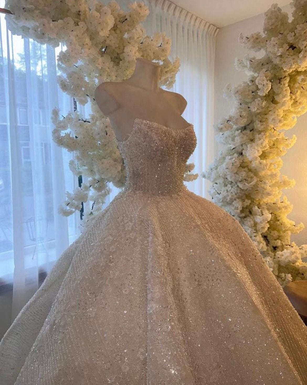 Prachtige bruidsjurk te koop – Sima Couture, Ophalen of Verzenden, Zo goed als nieuw, Wit, Trouwjurk