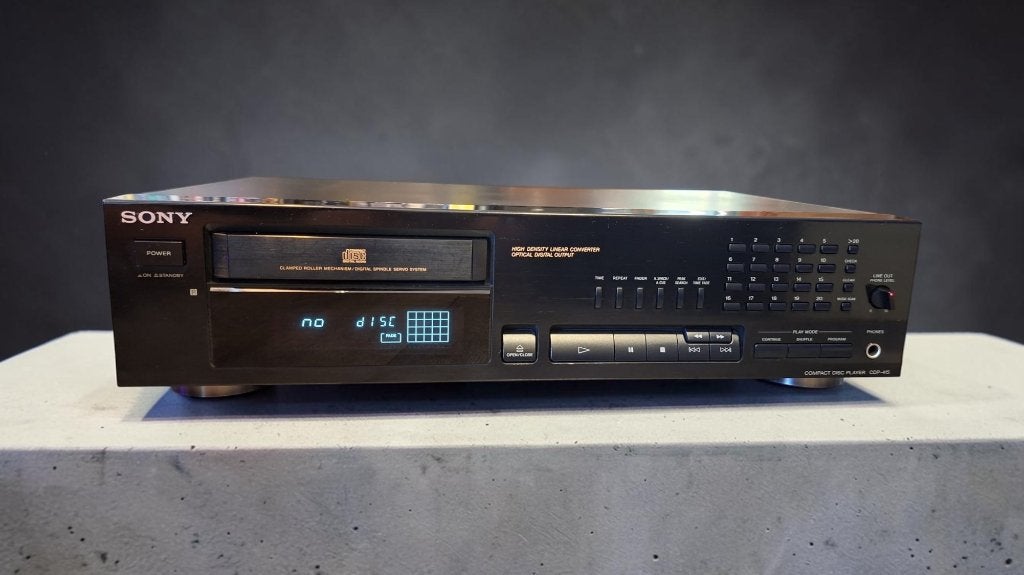 Sony CDP-415 CD-speler | TOPSTAAT MÉT GARANTIE, De Kempen 18 - 6021PZ - BUDEL, Ophalen of Verzenden, Zo goed als nieuw, Sony